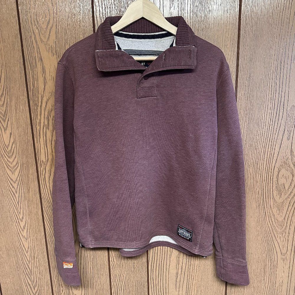 Superdry Super Premium Fleece‎ Pullover Size Medium